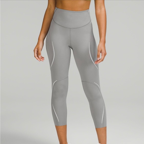 lululemon athletica Pants - Lululemon Base Pace HR crop 23” Reflective